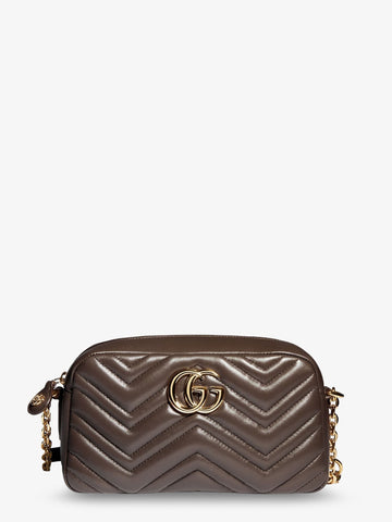 Gucci Gucci - GG Marmont Camera bag leather crossbody bag with chevron stitching