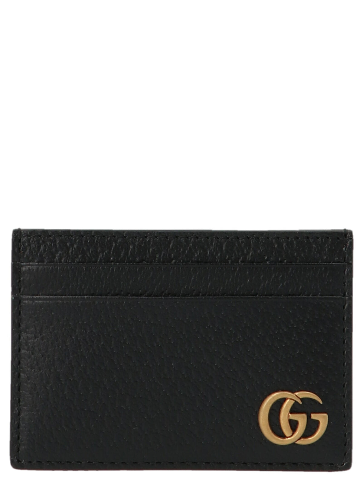 Gucci - 'GG marmont’ card holder wallet Black U