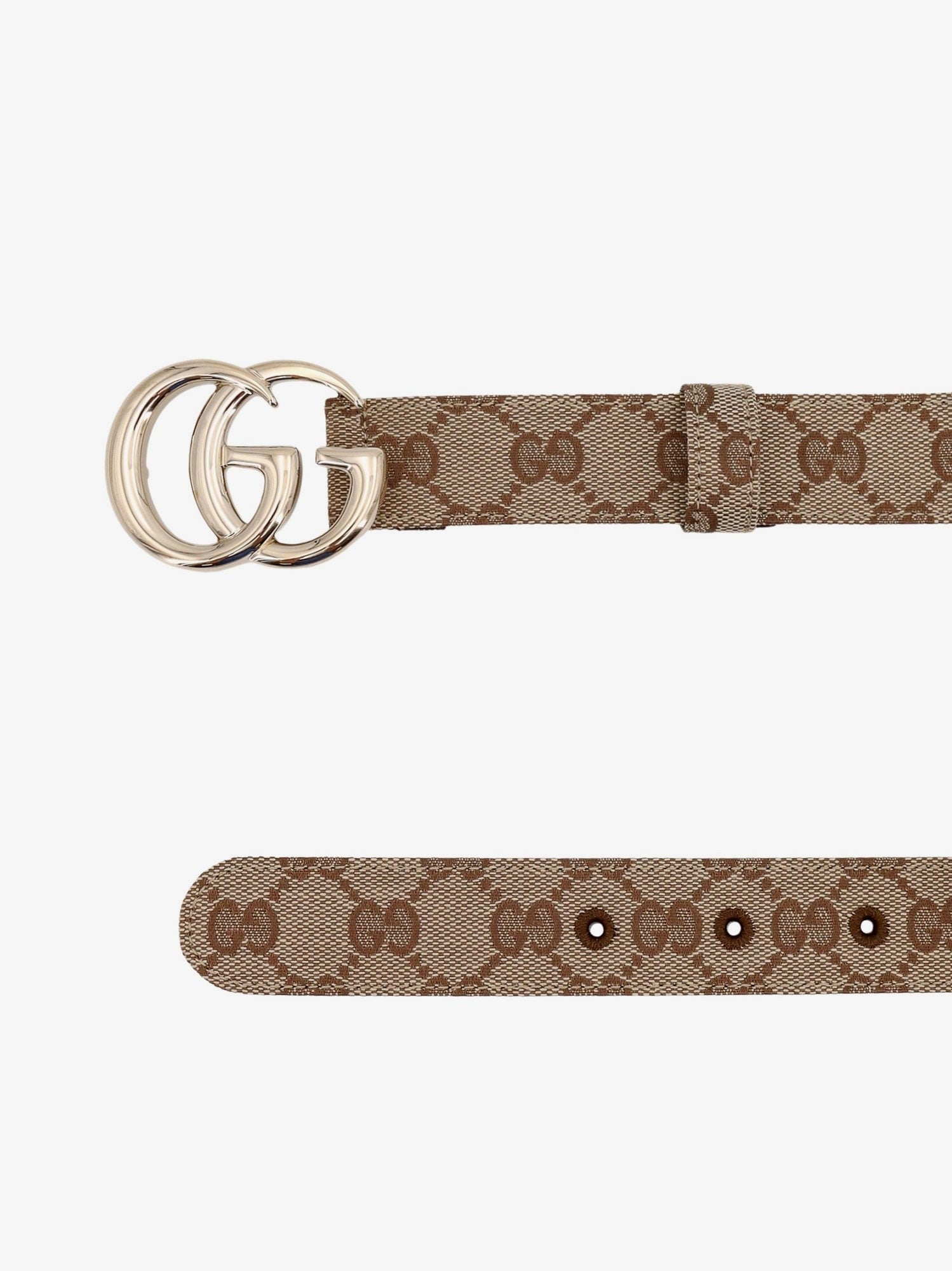 Gucci - GG Marmont coated canvas belt