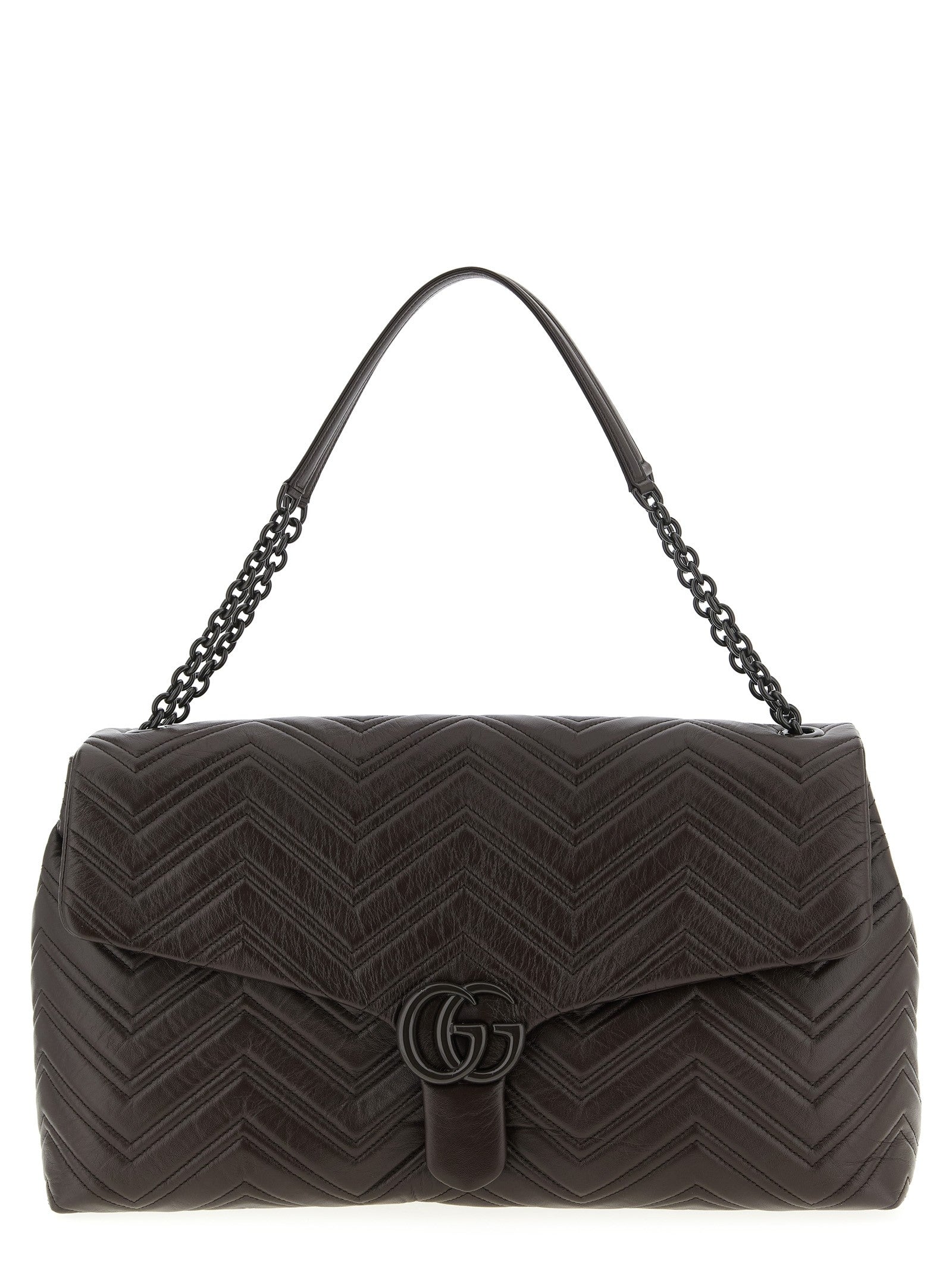 Gucci - 'GG Marmont' large shoulder bag