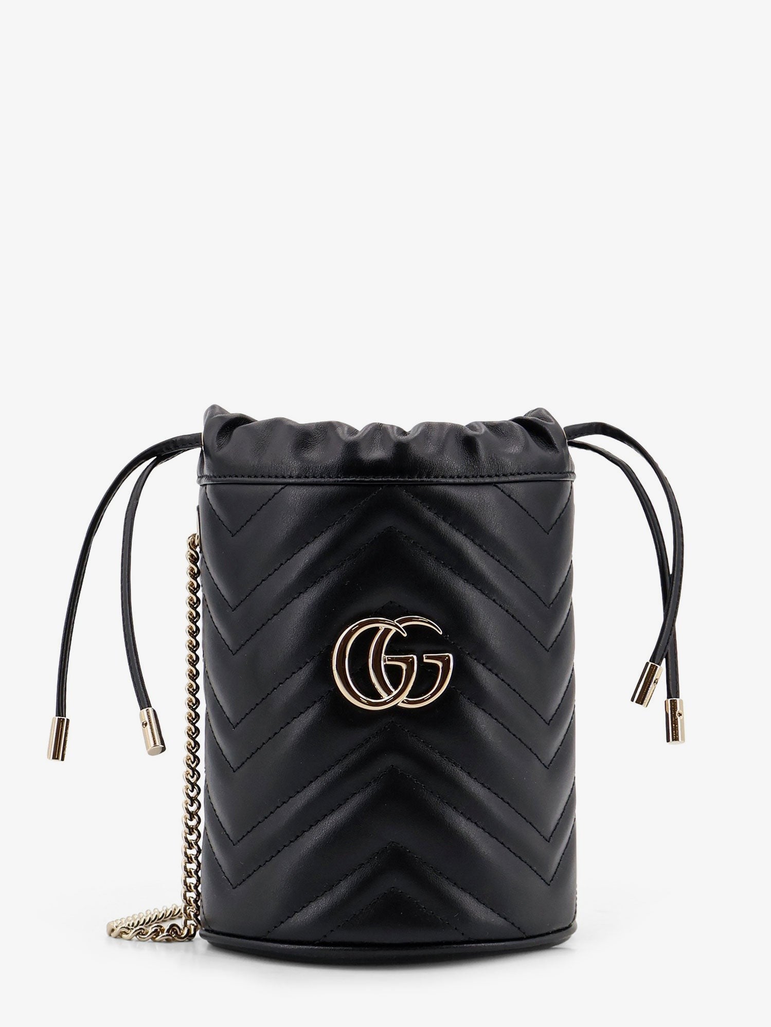 Gucci GG Marmont matelassé leather bucket bag