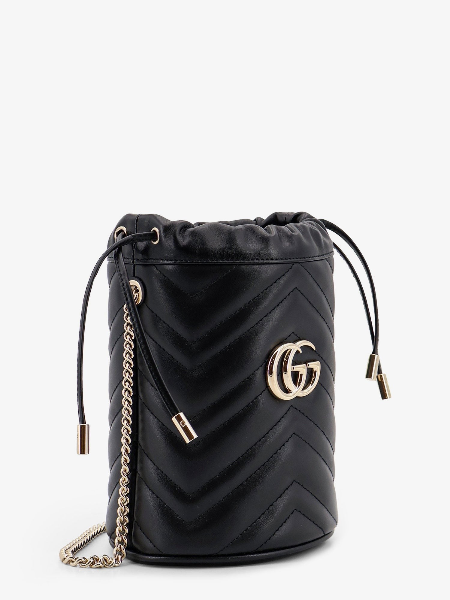 Gucci - GG Marmont matelassé leather bucket bag