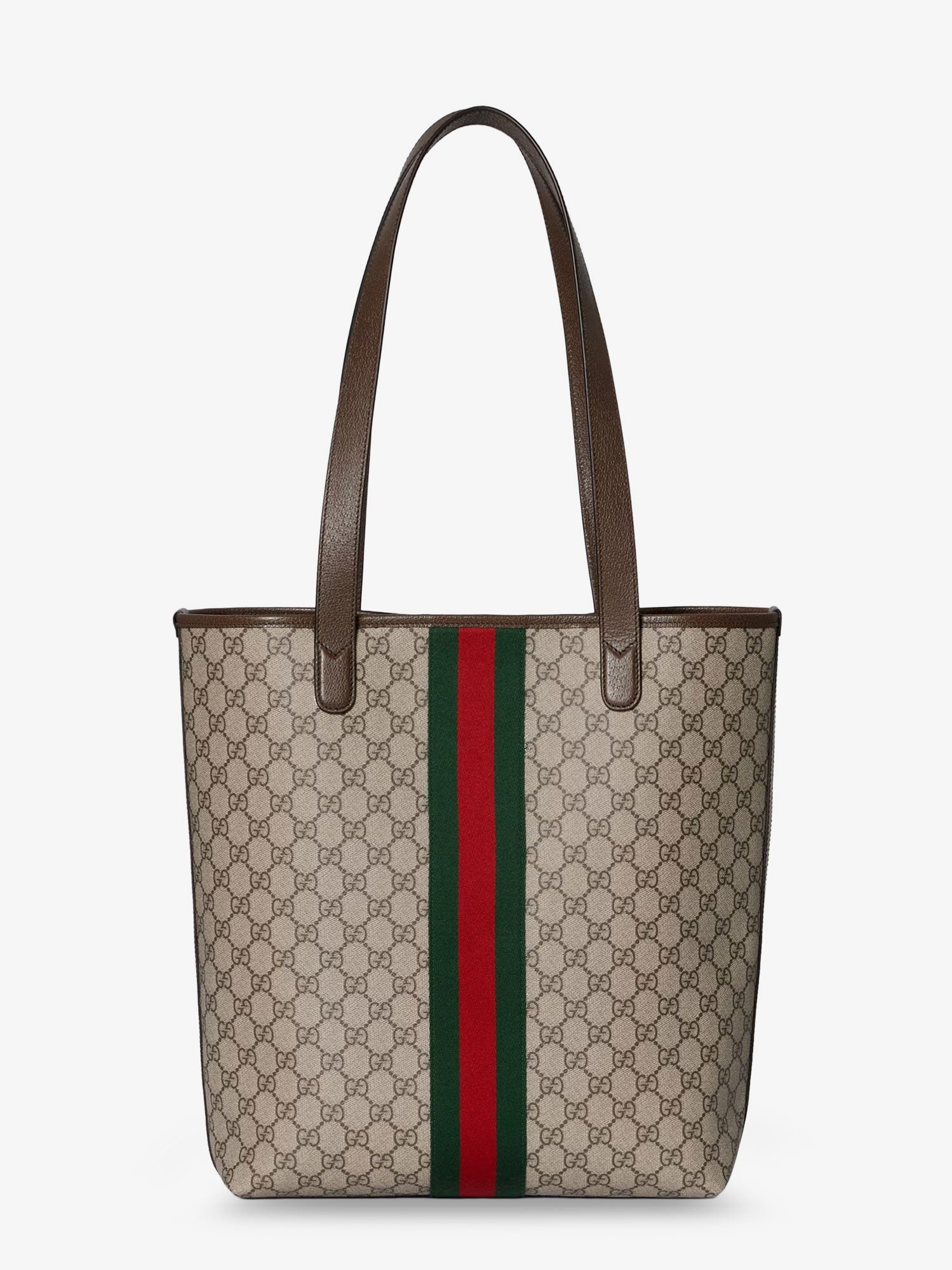 GG Monogram fabric Ophidia shopping bag