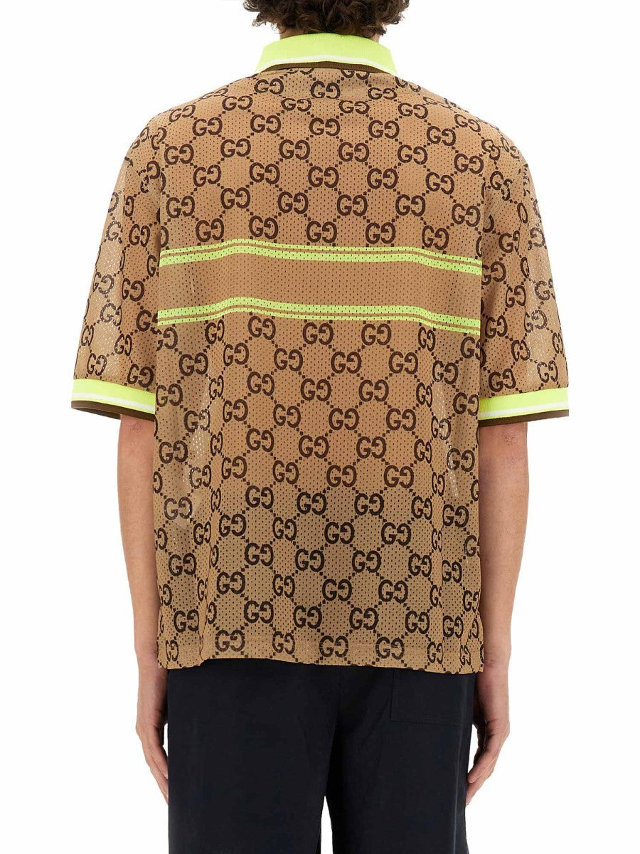 Gucci - GG PRINT POLO SHIRT