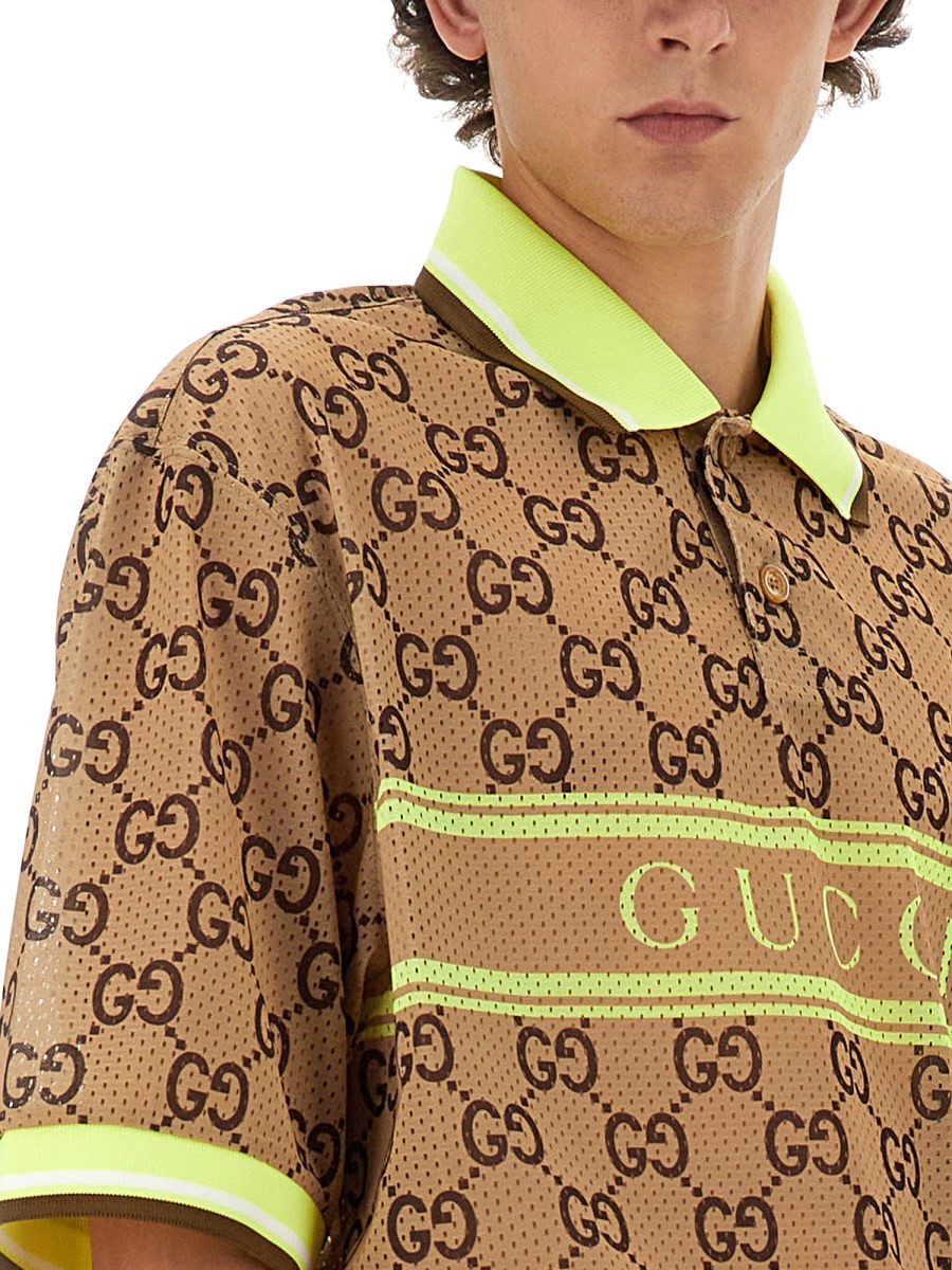Gucci - GG PRINT POLO SHIRT
