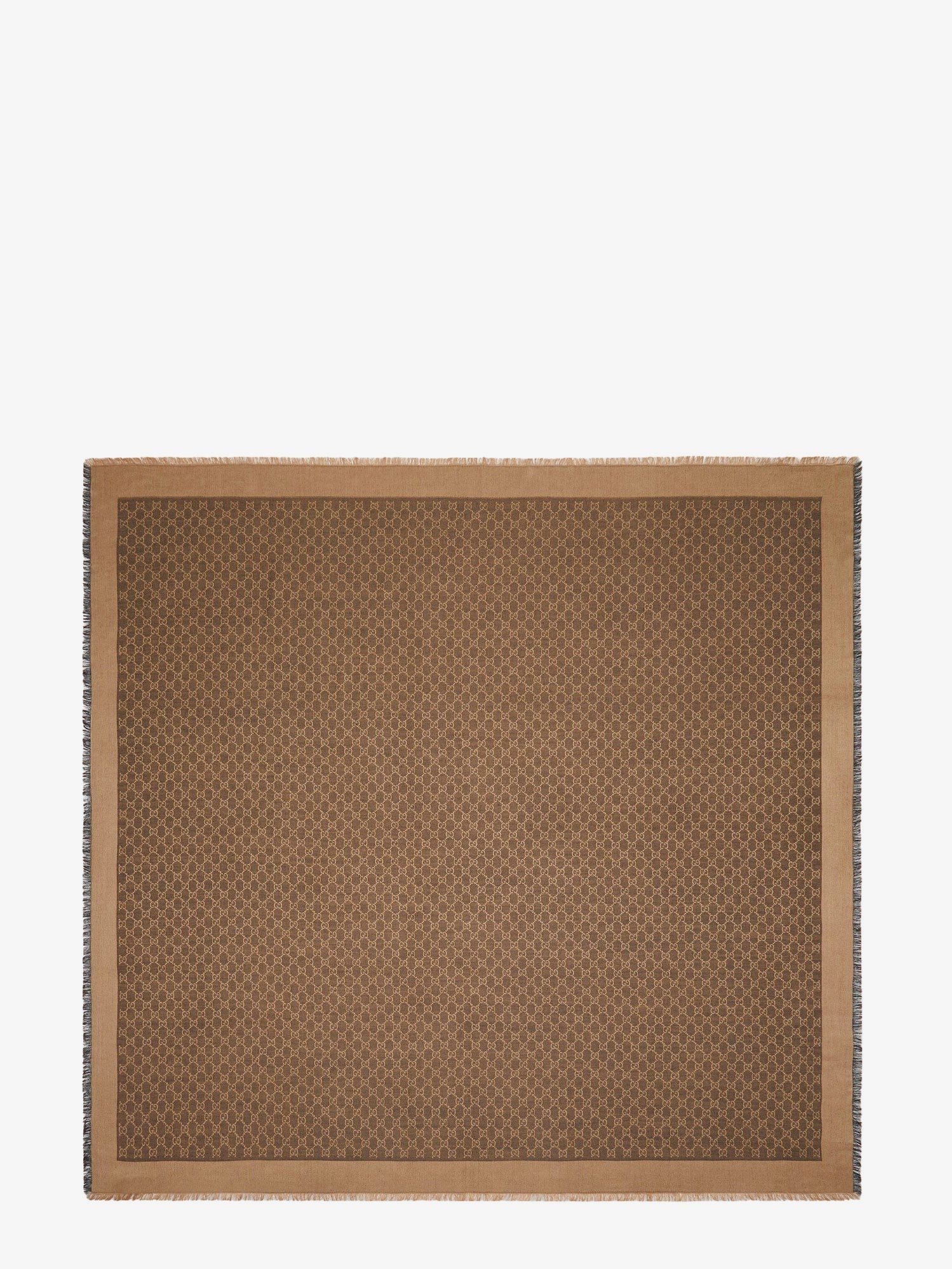 Gucci GG silk and wool shawl