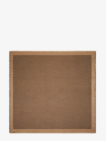 Gucci GG silk and wool shawl