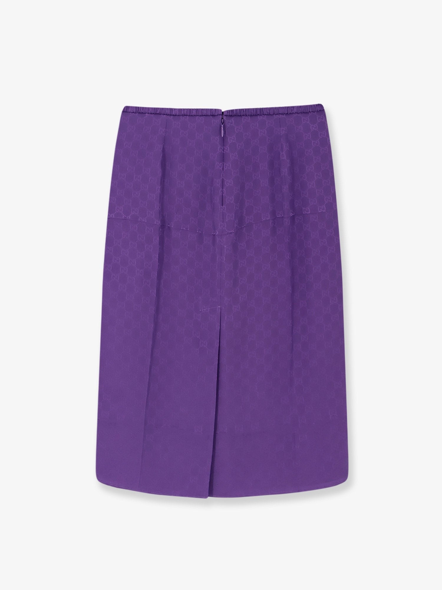GG silk skirt