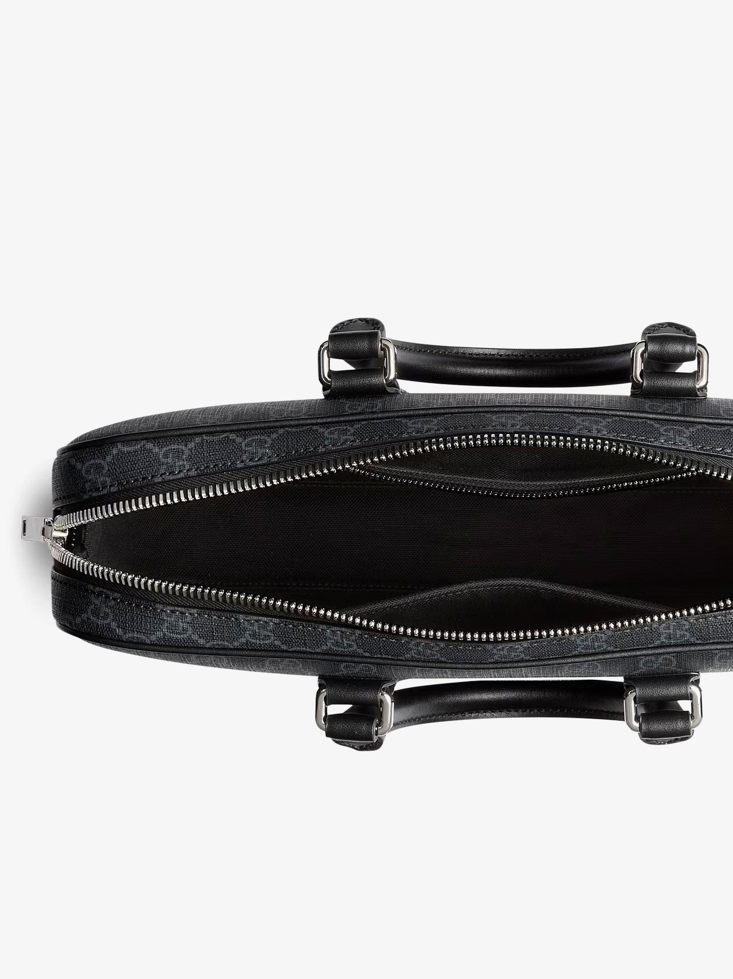 Gucci Gucci - GG Supreme fabric and leather briefcase