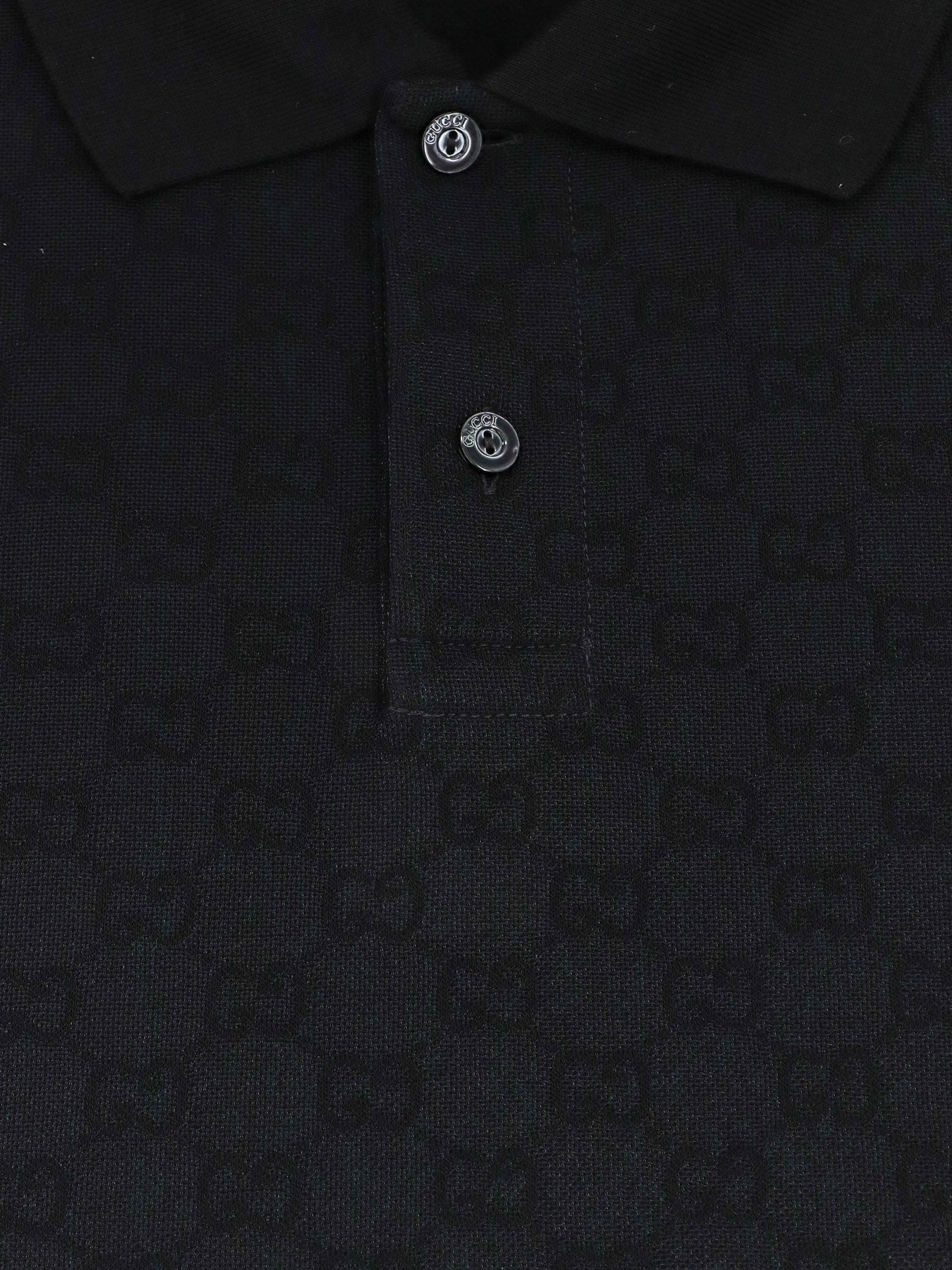 Gucci Gucci - GG viscose blend polo shirt