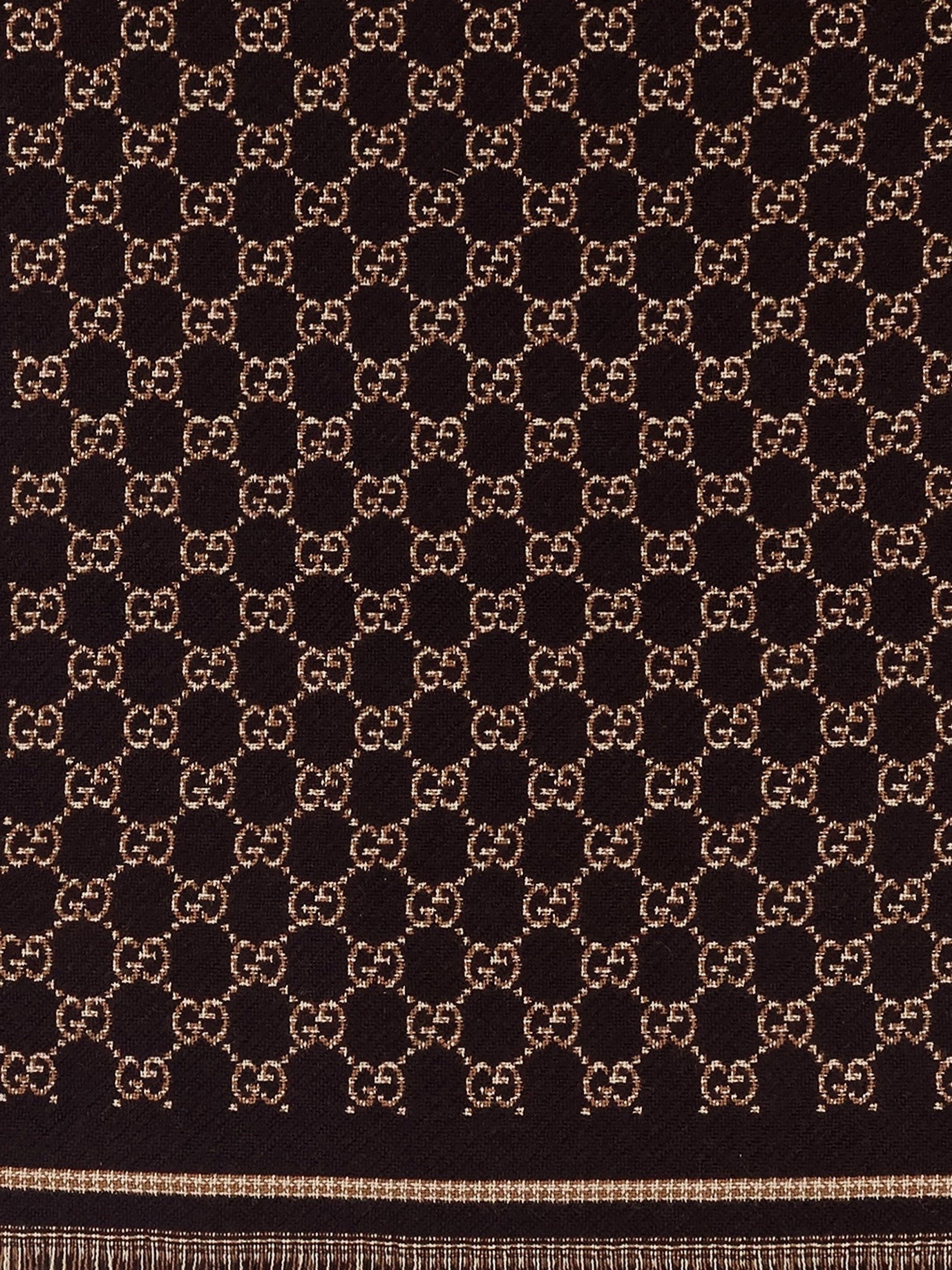 Gucci Gucci - GG wool jacquard scarf
