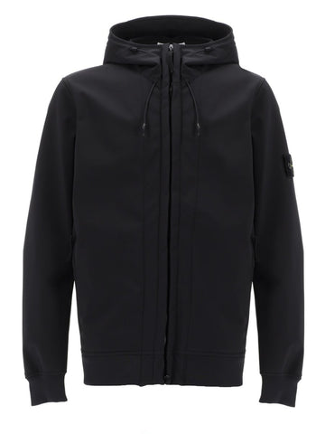 Stone Island - GIACCA "BIKER" CON CAPPUCCIO E ZIP