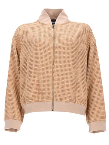 Fabiana Filippi - GIACCA BOMBER CON DETTAGLIO PAILLETTES