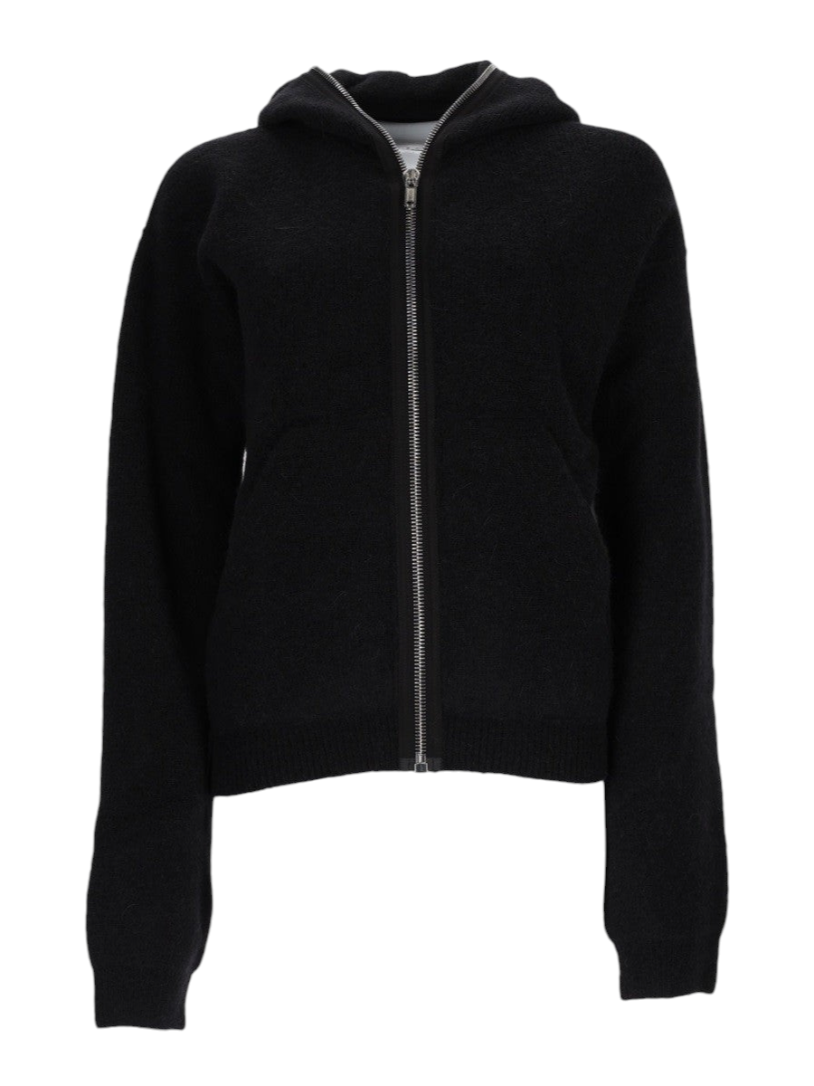RICK OWENS - GIACCA IN MAGLIA Black M