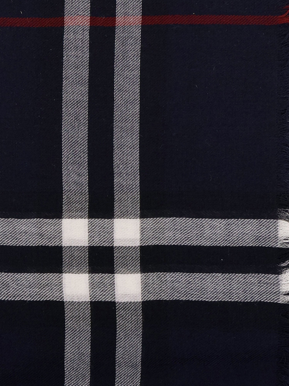 Giant Check cashmere scarf