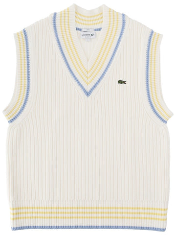 Lacoste Lacoste - GILET IN MAGLIA CON LOGO