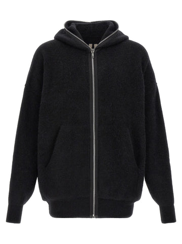 RICK OWENS - 'Gimp Hun' hoodie Black M