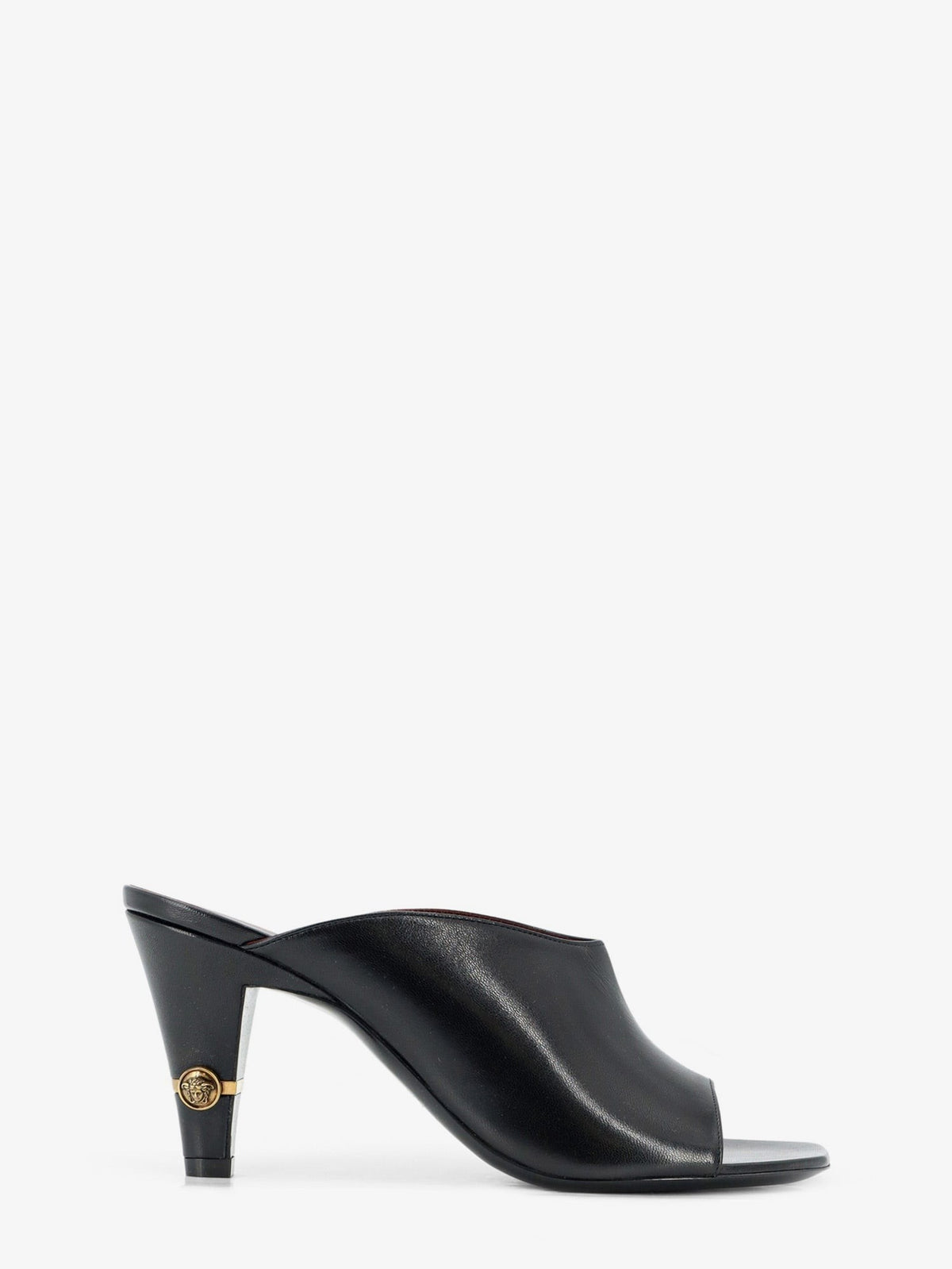 Versace - Giulietta leather sandals Blackgold