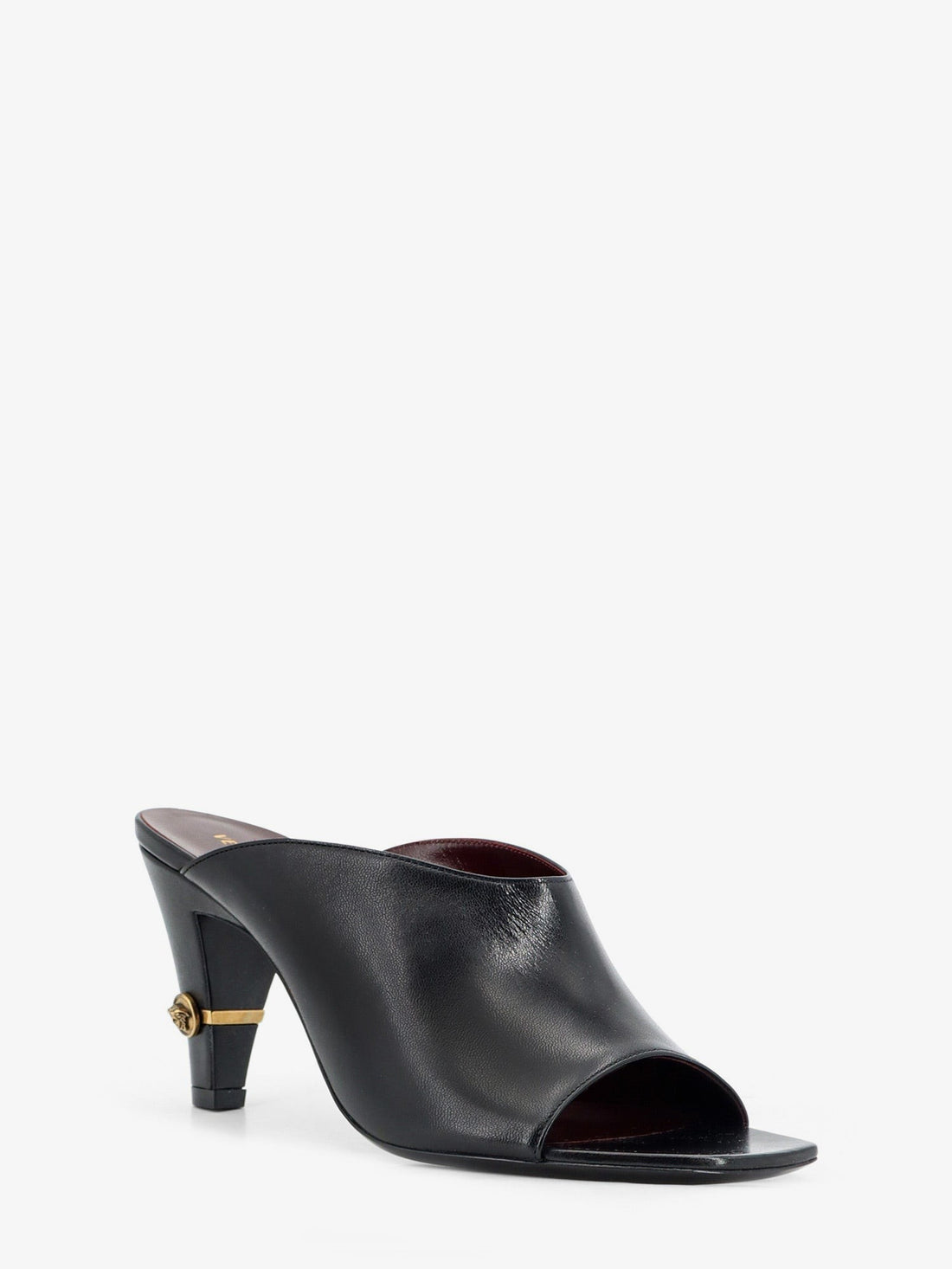 Versace - Giulietta leather sandals Blackgold