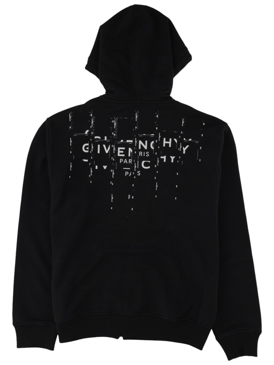Givenchy - FELPA CON STAMPA "PHOTOGRAPHIC" givenchy-photographic-print-hoodie-black-back-jpg