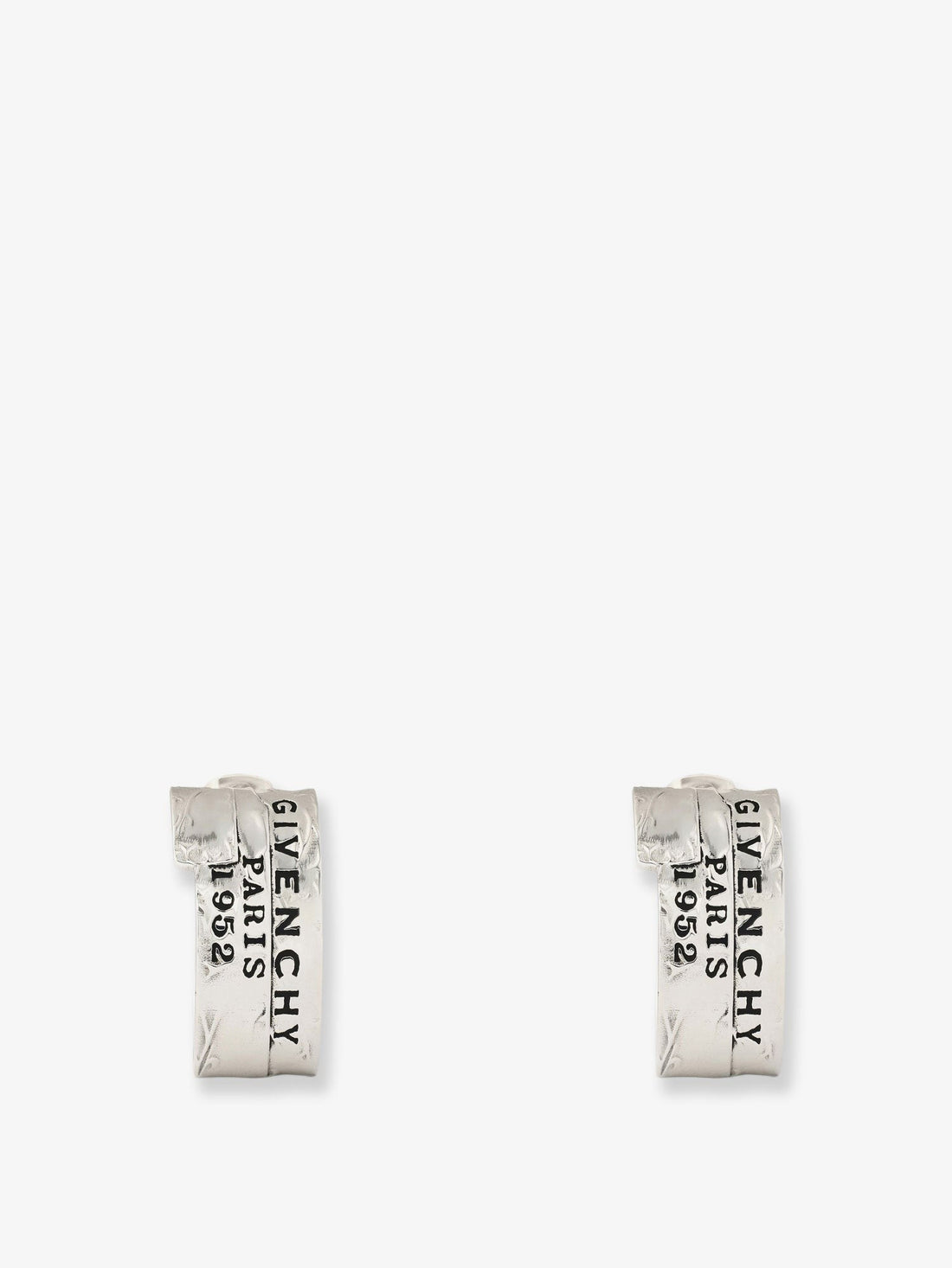 Givenchy Givenchy Tape earrings in metal and enamel