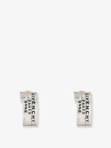 Givenchy Givenchy Tape earrings in metal and enamel