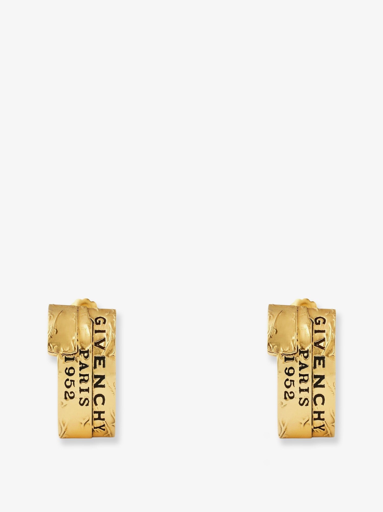 Givenchy Tape metal earrings with gold finishes givenchy-tape-metal-earrings-with-gold-finishes
