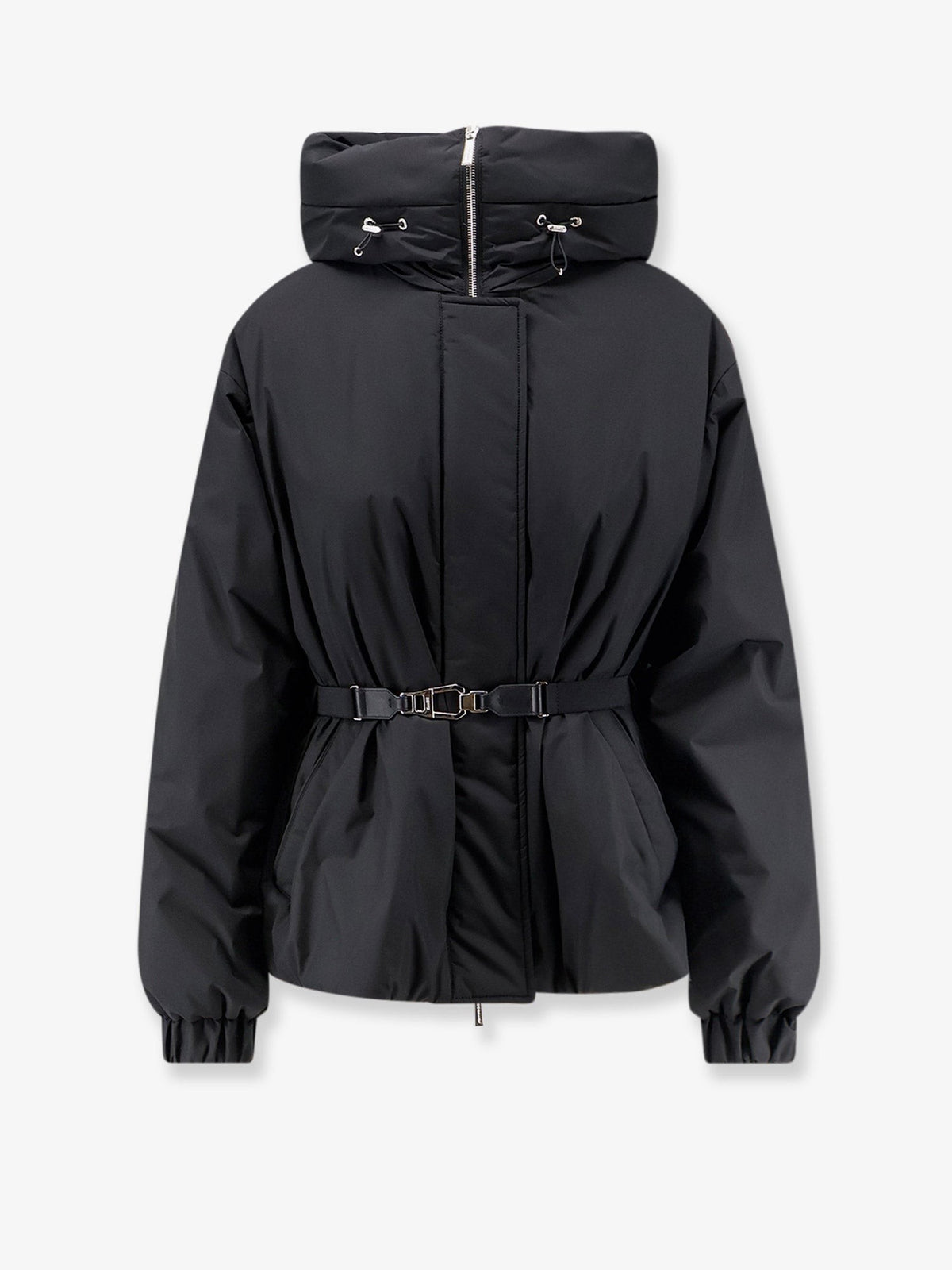 Moorer - Glarea-Stp jacket with elastic belt Nero