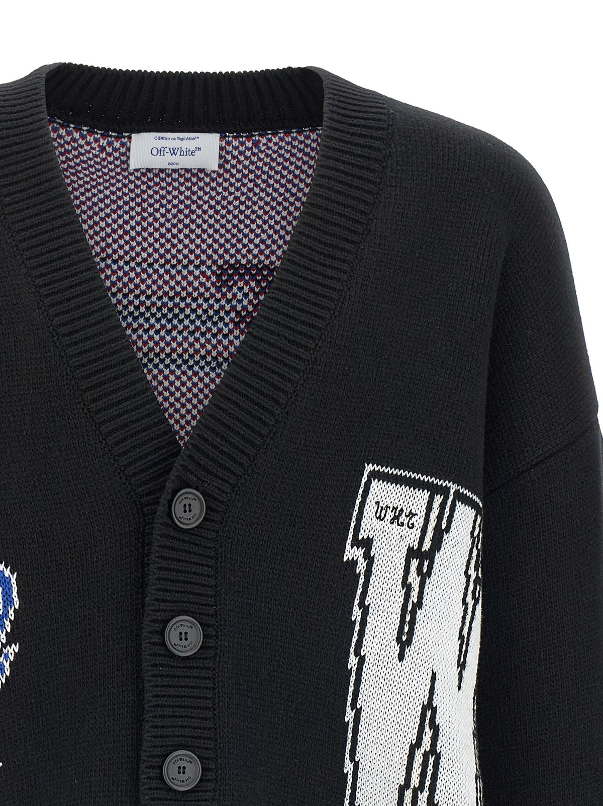 Off White - 'Glide Diag' cardigan