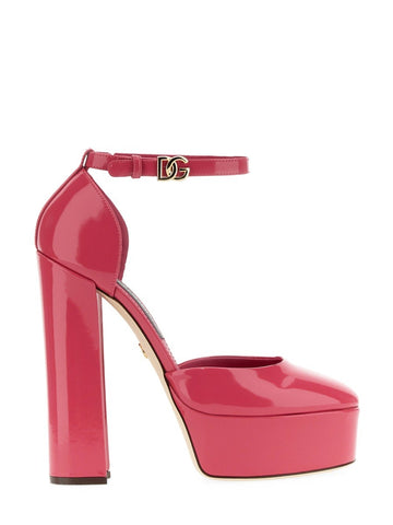 GLOSSY LEATHER PLATFORM PUMPS glossy-leather-platform-pumps