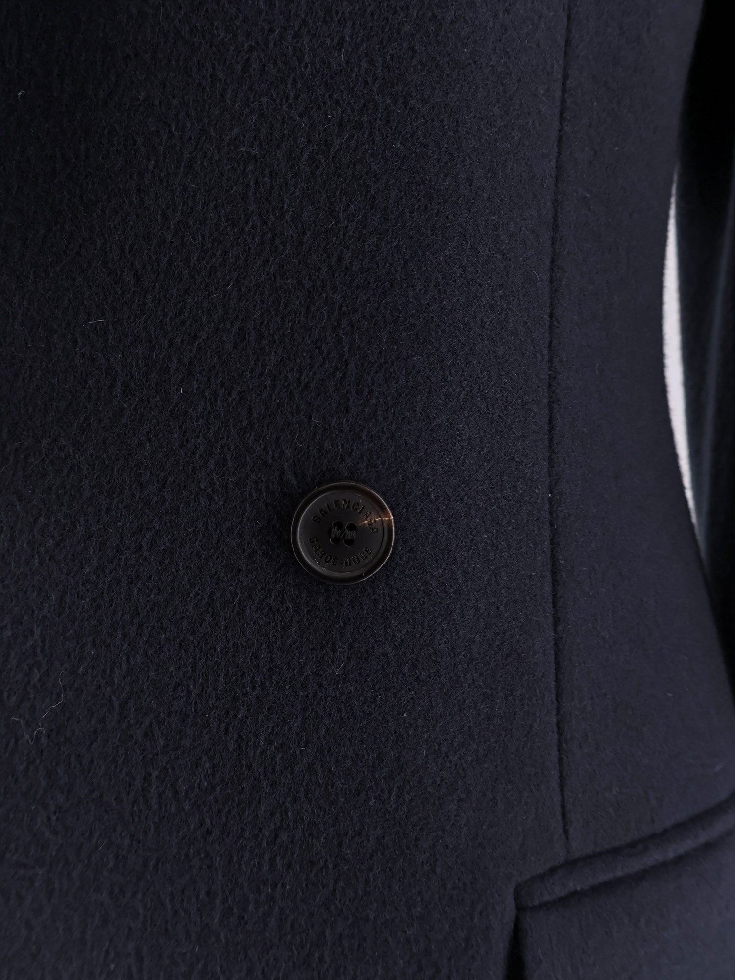 Godet Midi double-breasted wool coat