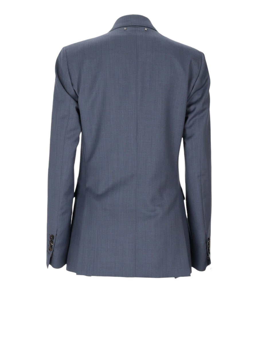 Golden Goose - Double-Breasted Blazer - Grey golden-goose-double-breasted-blazer-baby-blue-front-jpg