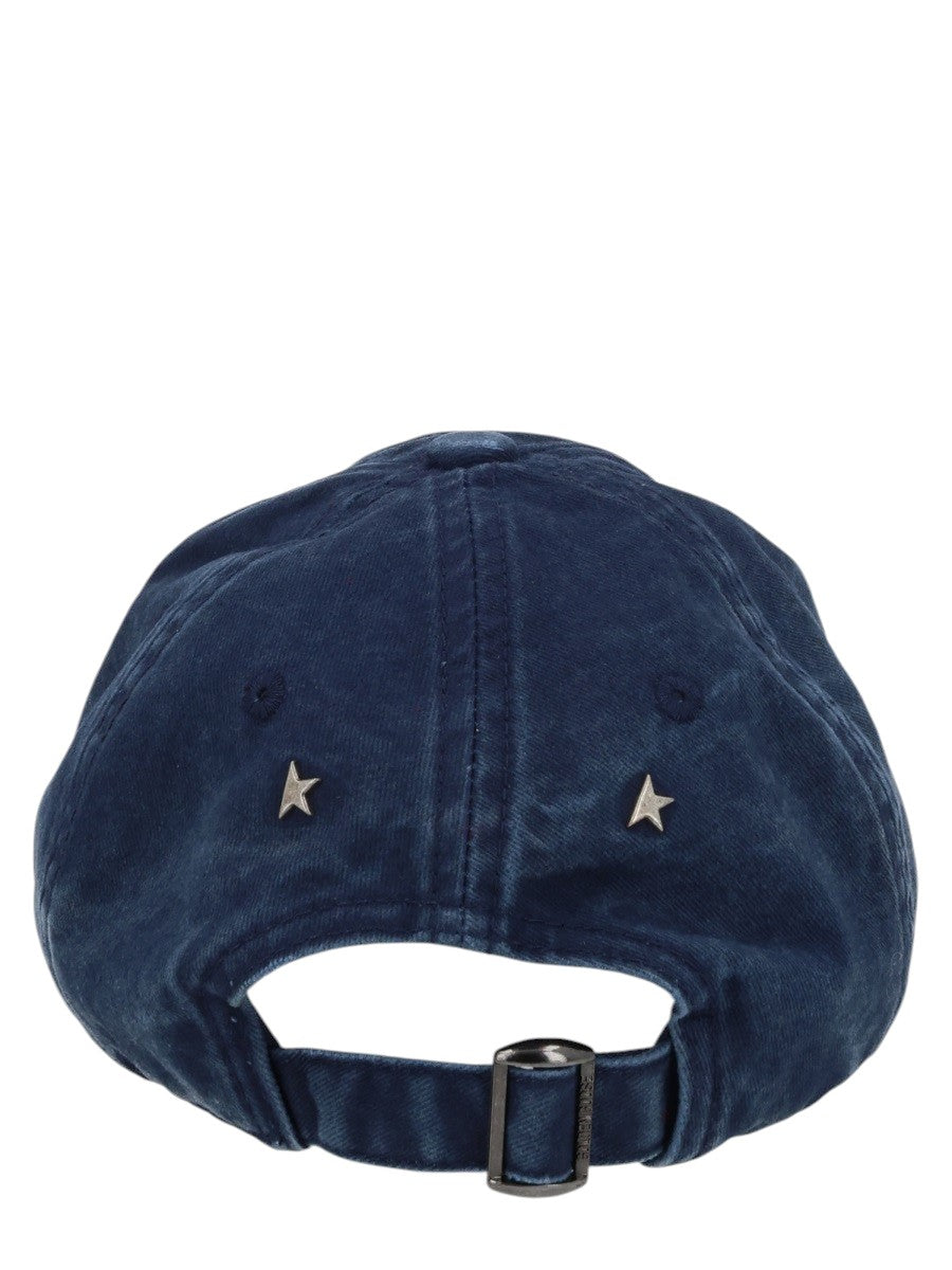 Golden Goose - Logo Patch Baseball Cap - Navy Blue golden-goose-logo-patch-baseball-cap-navy-blue-back-jpg