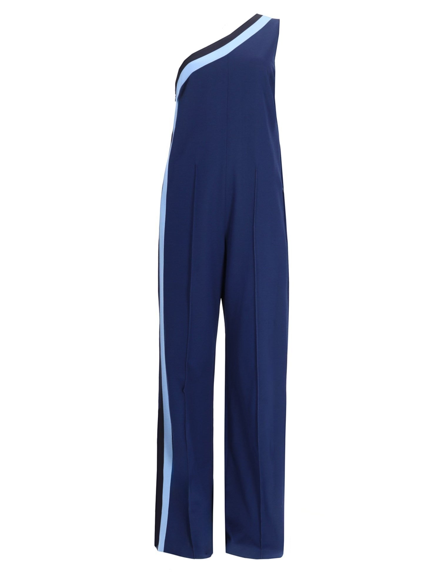 Golden Goose Golden Goose - Navy One Shoulder Jumpsuit with Side Stripe