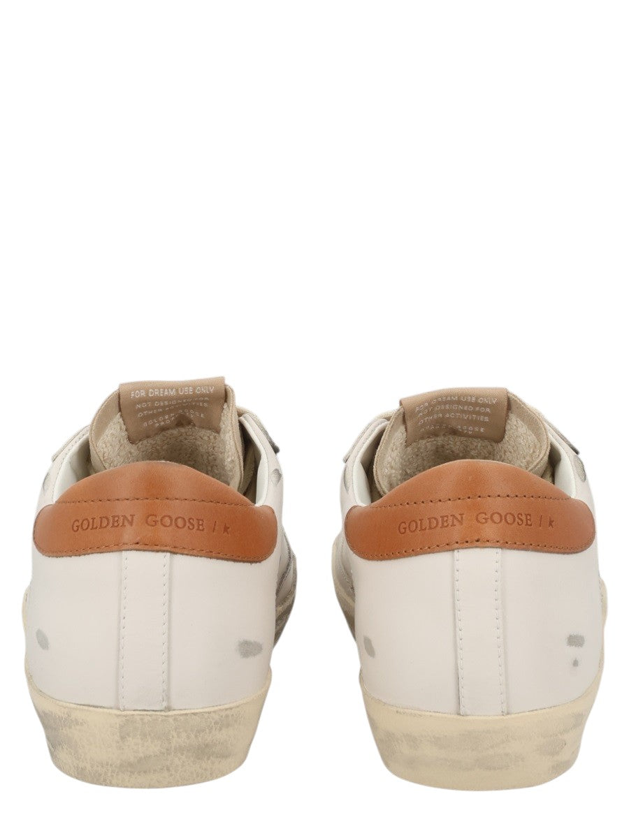 Golden Goose - SNEAKER "SUPER-STAR" golden-goose-super-star-silver-glitter-star-white-back-jpg