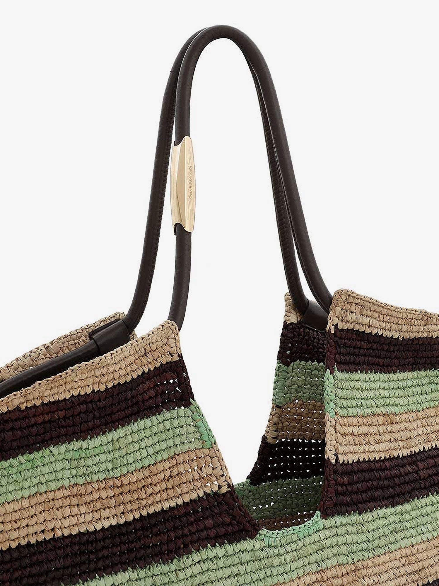 ZIMMERMANN ZIMMERMANN - Golden Time rafia shoulder bag with fringe