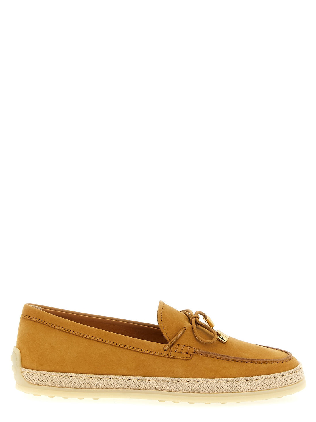 TOD'S - 'Gomma Rafia 92K' loafers beige