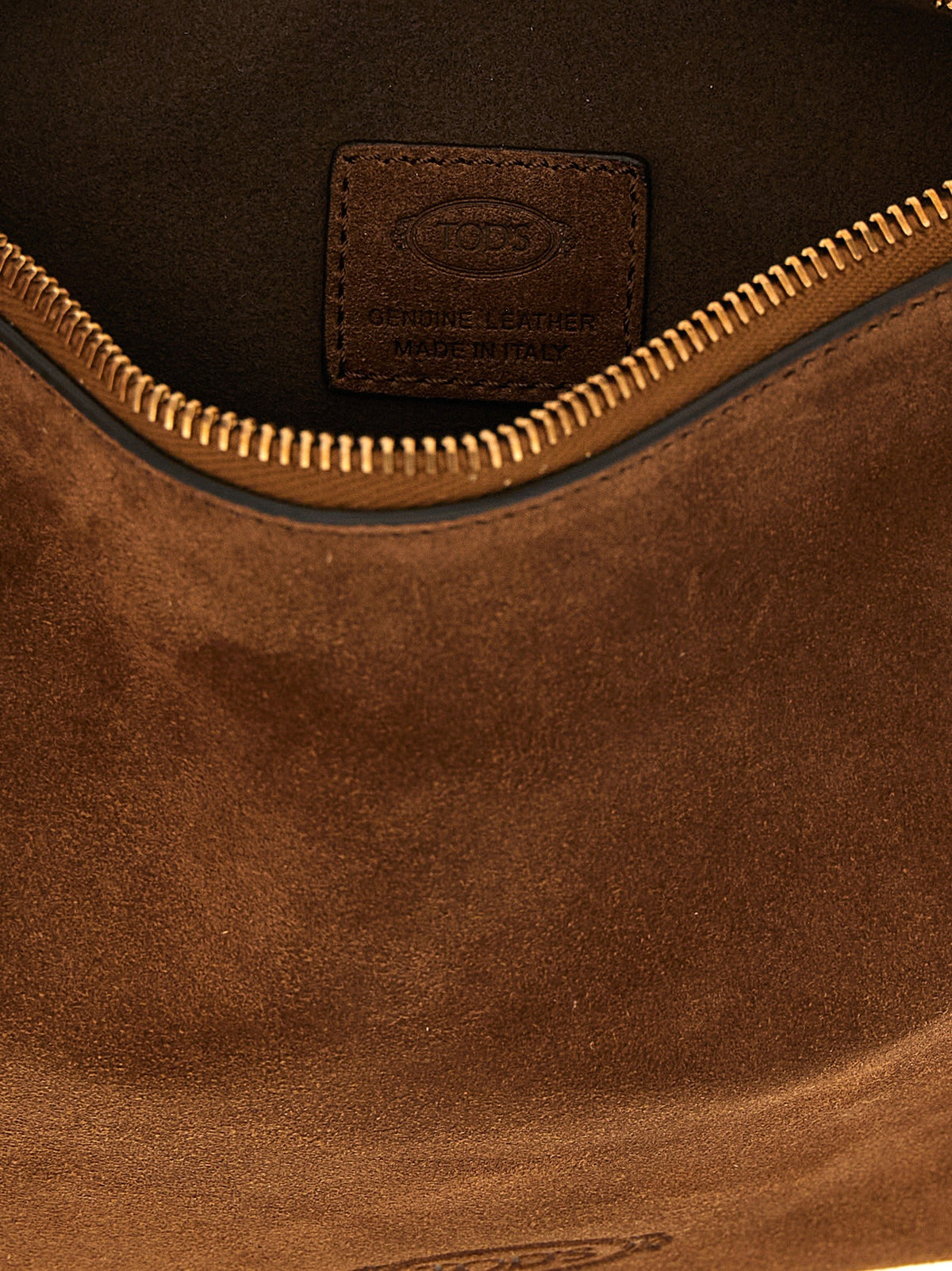 TOD'S - 'Gommini' mini suede shoulder bag