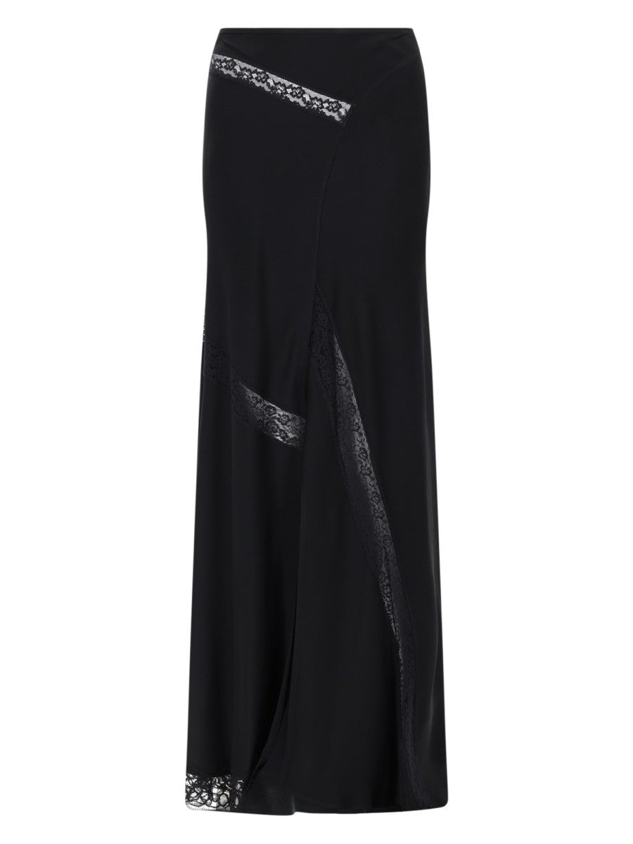 msgm msgm - GONNA CON DETTAGLI IN PIZZO