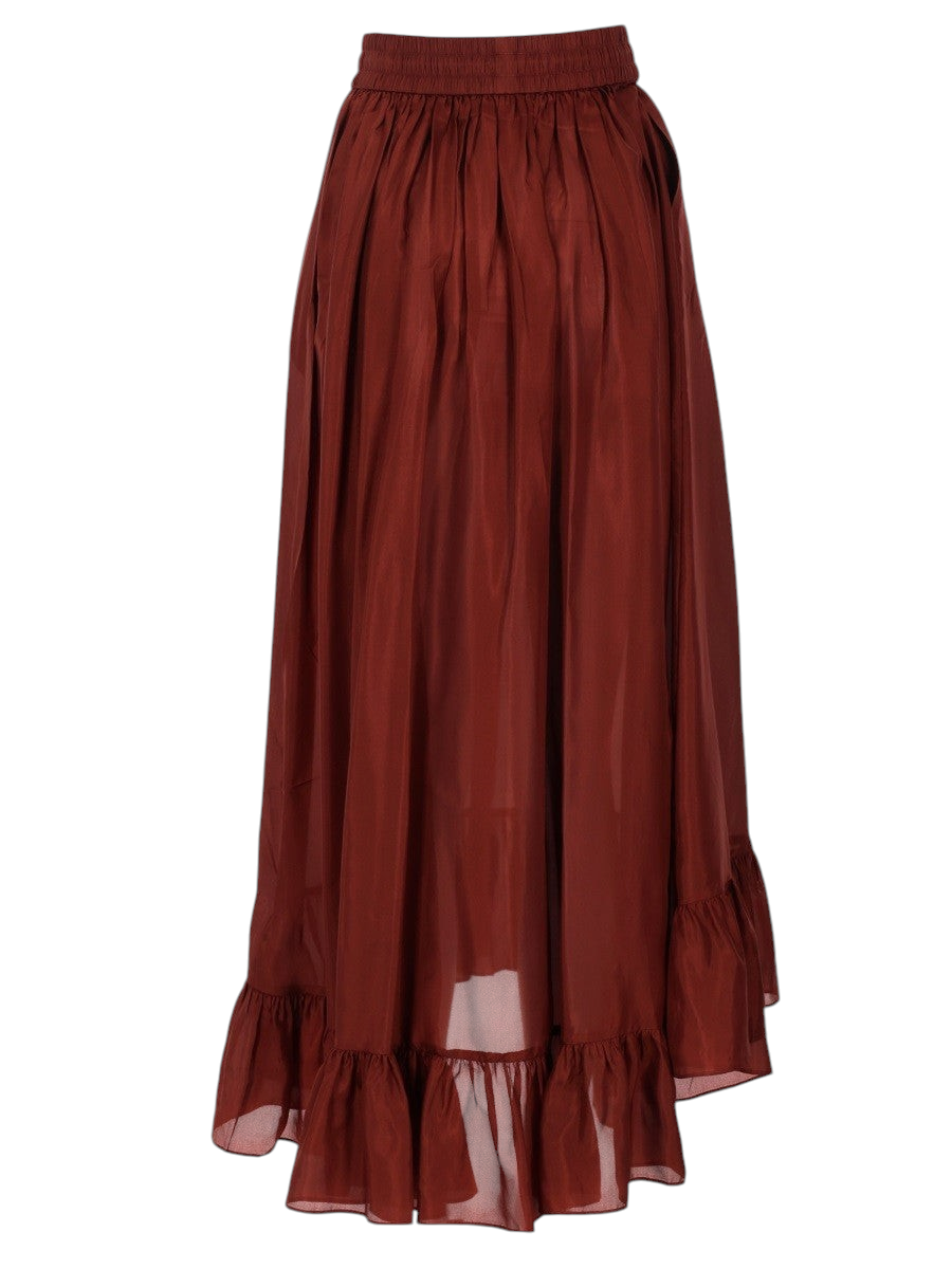 ZIMMERMANN - "ASTER" Silk Maxi Skirt