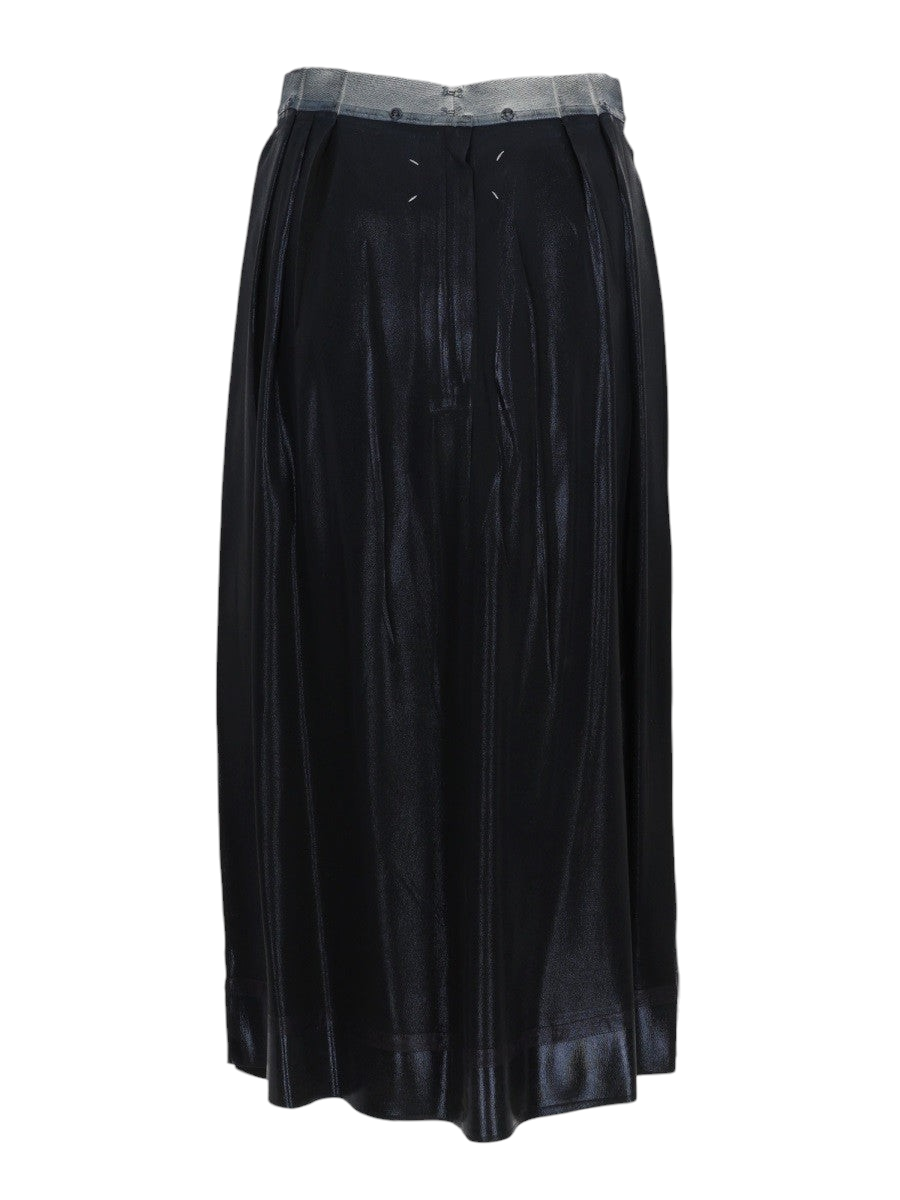 Maison Margiela - Silk Blend Midi Skirt
