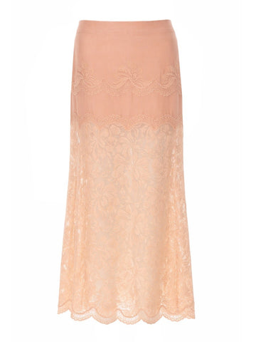 RABANNE RABANNE - GONNA MIDI IN PIZZO