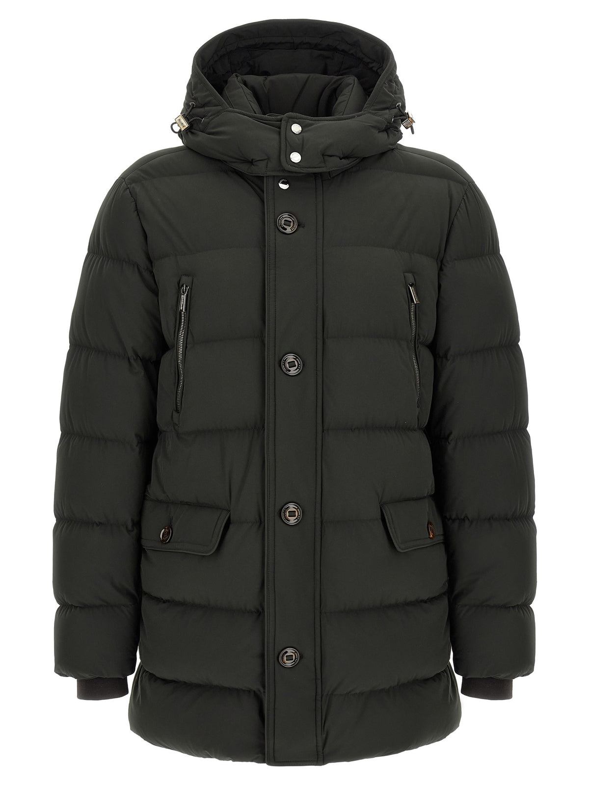 Moorer - 'Gorner-Kn' down jacket GREEN