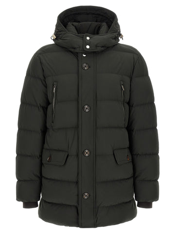 Moorer - 'Gorner-Kn' down jacket GREEN