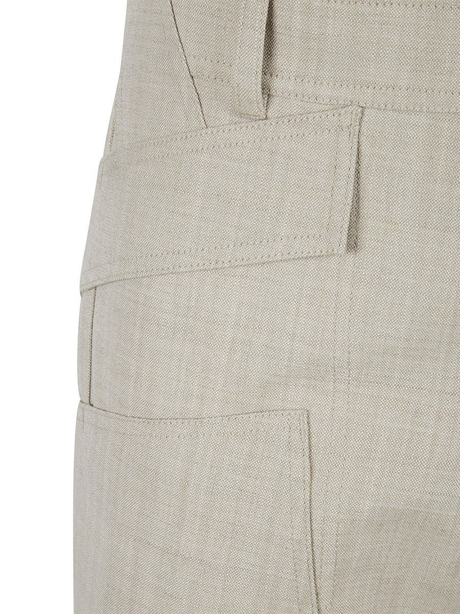 GRAIN DE POUDRE WOOL BERMUDA SHORTS