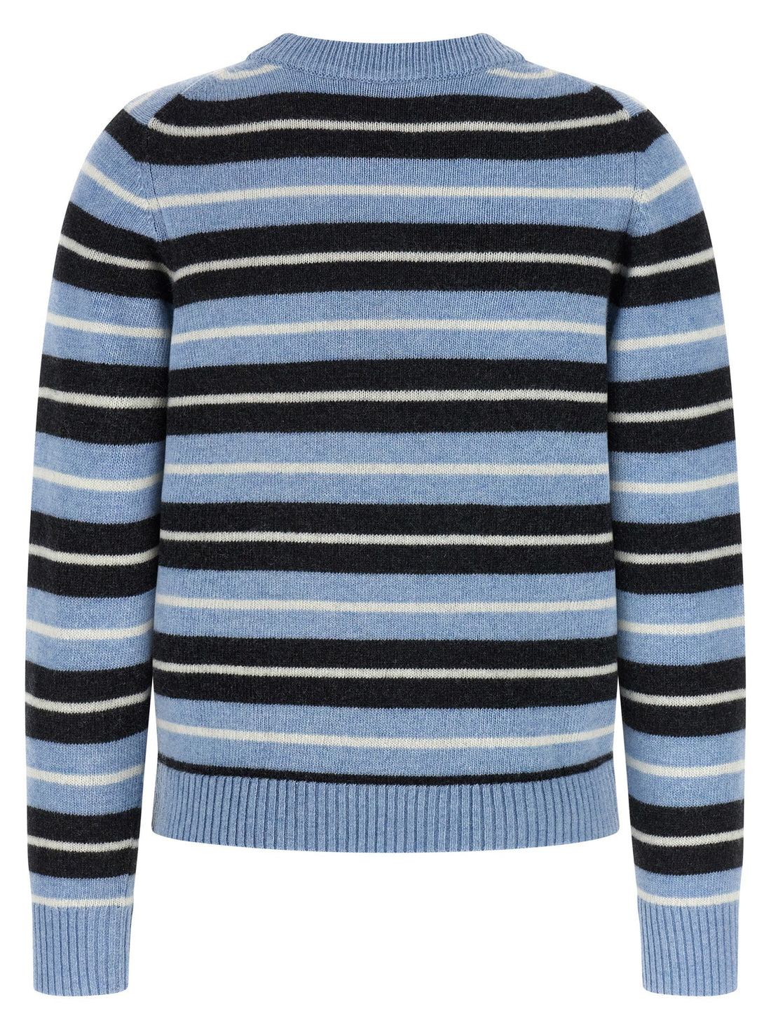 GANNI - 'Graphic Wool' sweater Light Blue XS