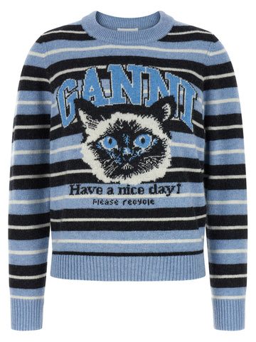 GANNI - 'Graphic Wool' sweater