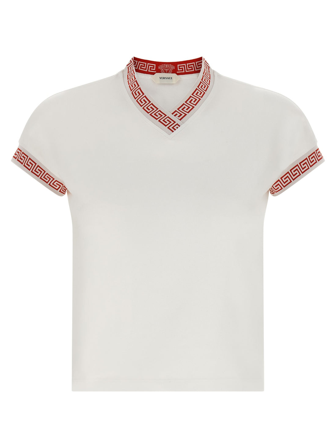Versace - 'Greca' and 'Medusa' T-shirts Red