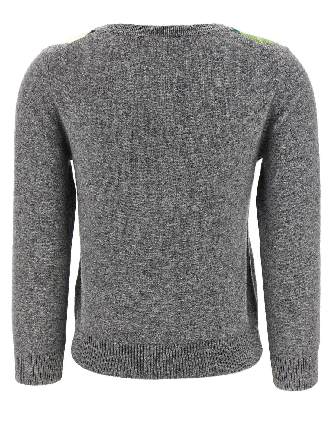 GANNI - 'Grey Check' cardigan gray XS