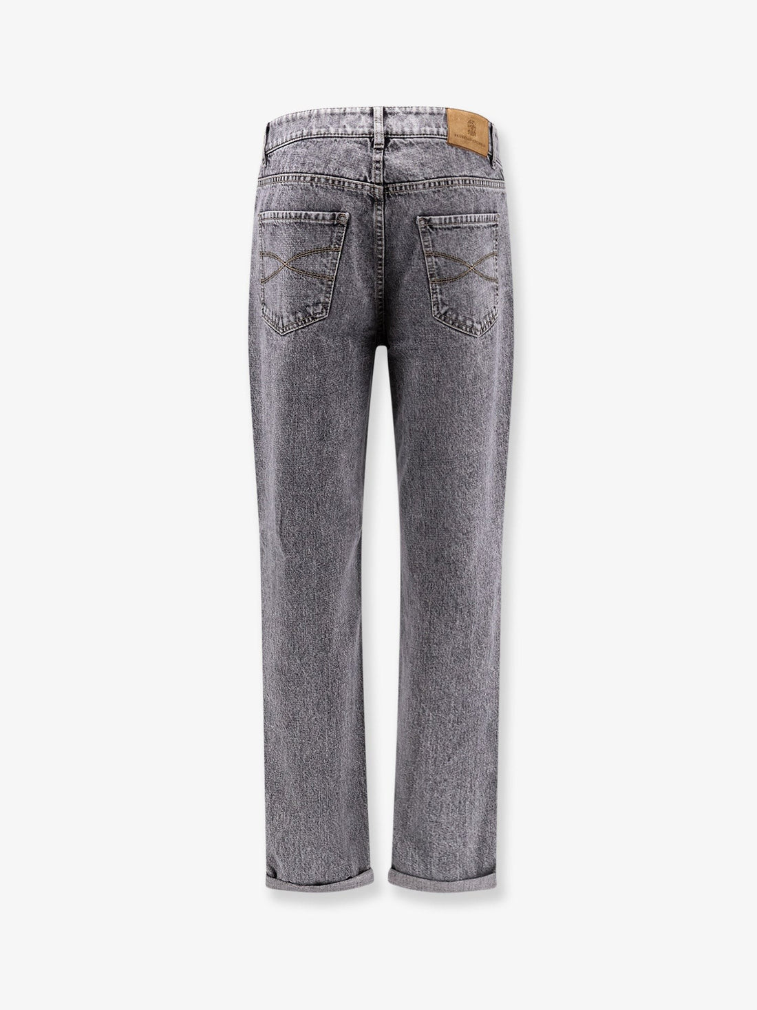Grey denim trousers